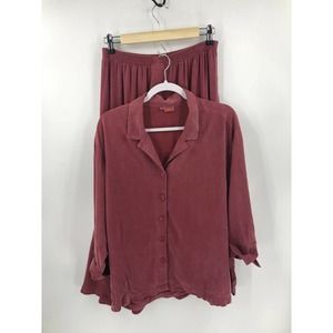 Tianello Blouse and Skirt Set Womans Size M